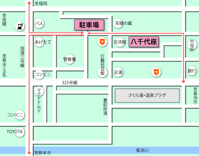 駐車場案内地図